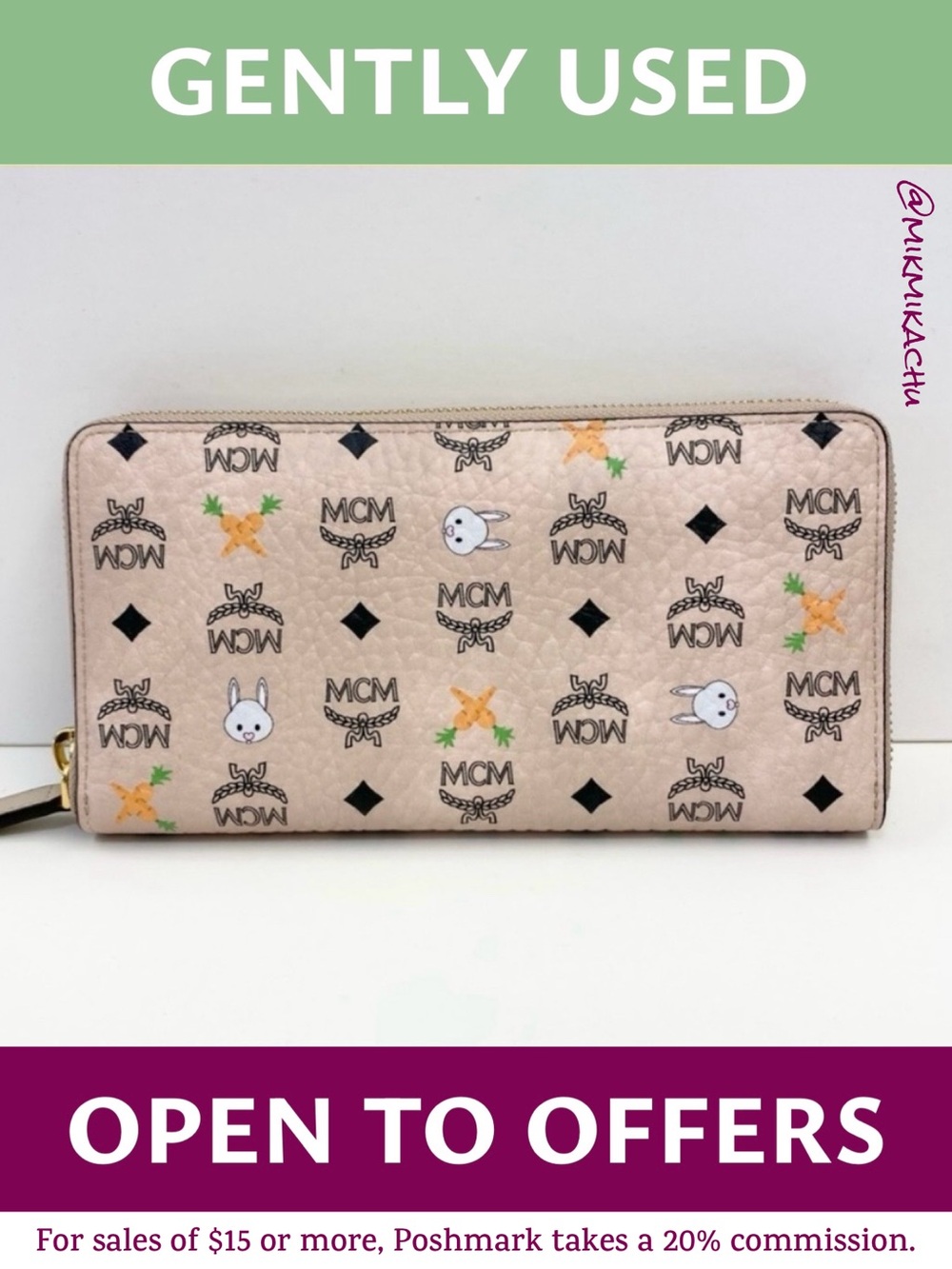 MCM Large Zipped Wallet